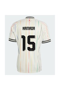 Japani Daichi Kamada #15 Jalkapallovaatteet Vieraspaita MM-kisat 2026 Lyhythihainen